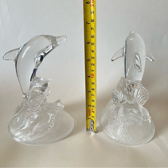 Cristal d’ Arques Set of Dolphins (2pc) made in France - Picture 9 of 9